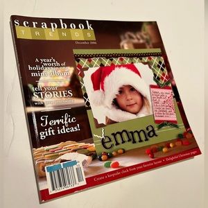 SCRAPBOOK TRENDS HOLIDAY CRAFT MAGAZINE.